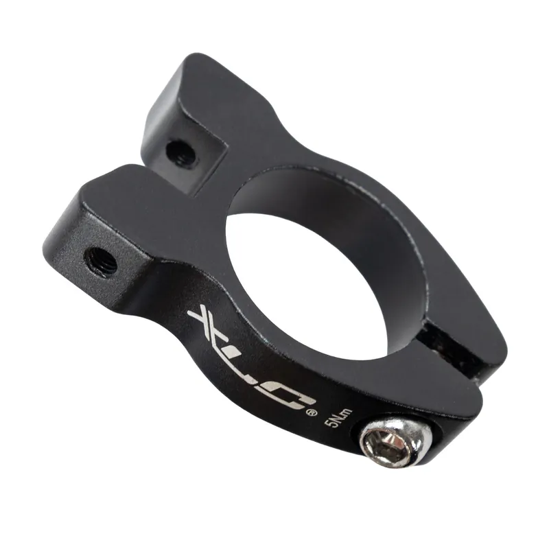 Autentyczny Obejma podsiodłowa XLC 31,8 mm, z mocowaniem bagażnika, czarna anodowana