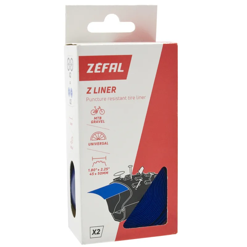 Wkładka antyprzebiciowa Zefal Z-Liner 29” 34mm, MTB/Gravel, niebieska, 2 szt Promocja