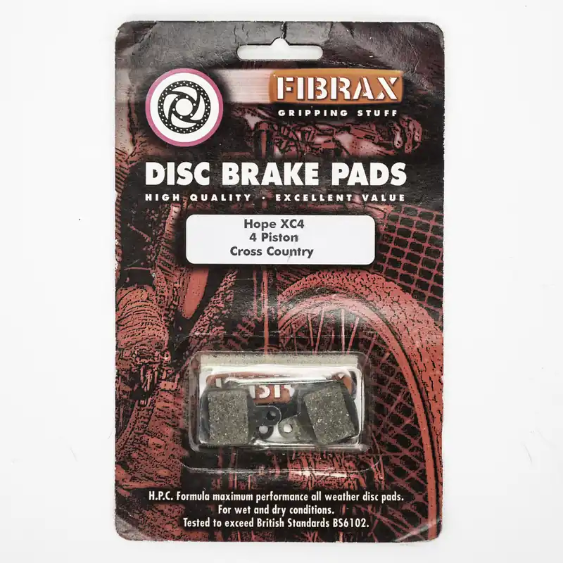 Ostatnia szansa Klocki hamulcowe pół-metaliczne Fibrax ASH912 do hamulców Hope XC4 (4-tłoczkowe)
