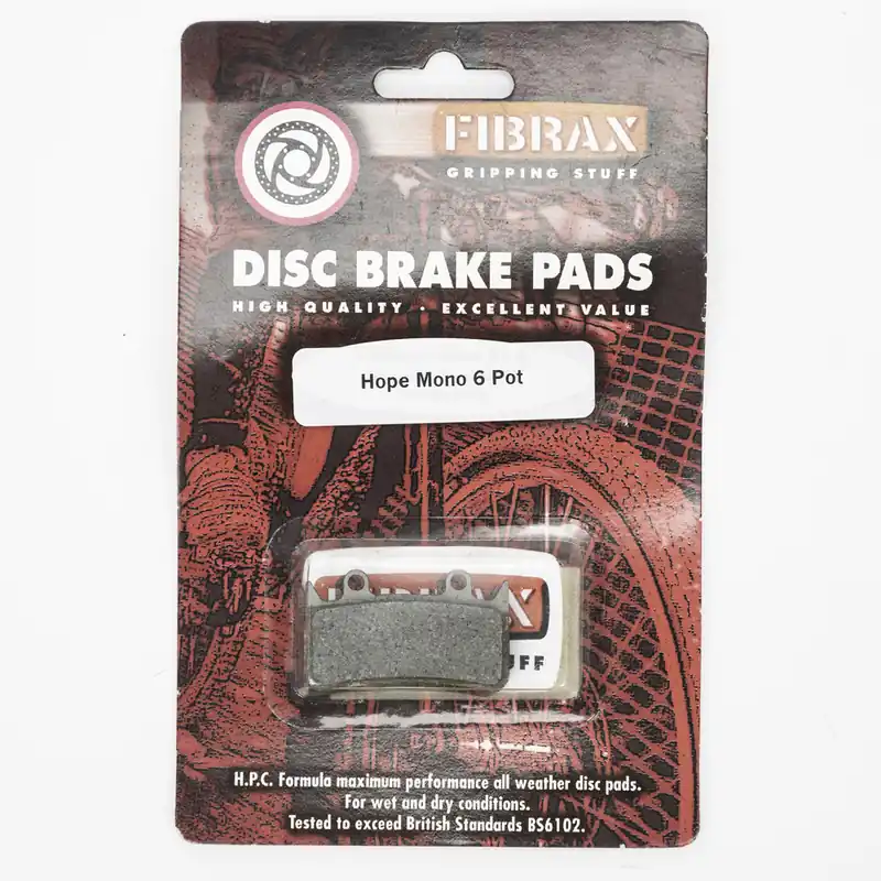 Niska cena Klocki hamulcowe pół-metaliczne Fibrax ASH919 do hamulców Hope Mono 6 (6-tłoczkowe)