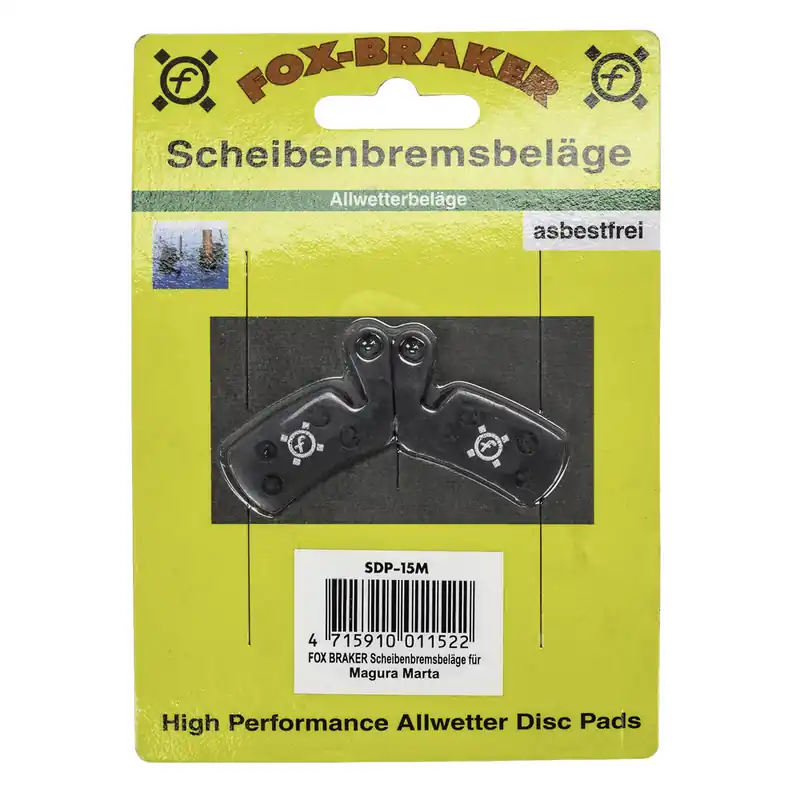 Klocki Fox Braker SDP-15M do hamulców Magura Marta Bezpieczna płatność