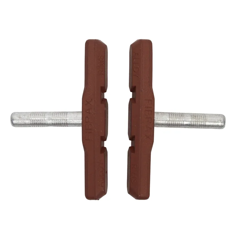 Bezpieczna płatność OUTLET- Klocki hamulcowe Fibrax ASH811 Low Profile Pads do hamulców Cantilever, czerwone, trzpień 32 mm, do aluminiowych obręczy