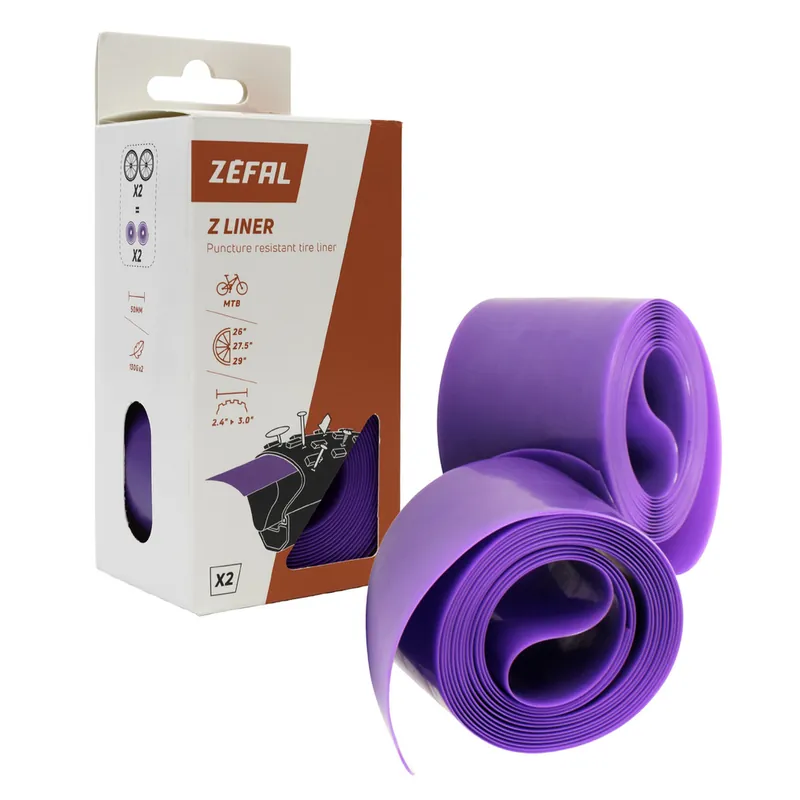 Promocja Wkładka antyprzebiciowa Zefal Z-Liner, 29" 50 mm, Enduro, fioletowa, 2 szt.