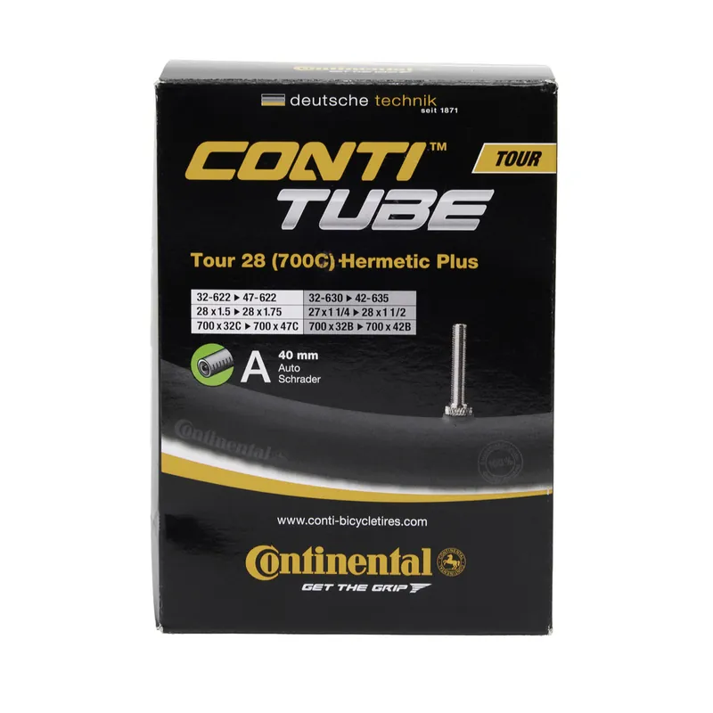 Ostatnia szansa Dętka Continental Tour 28 HERMETIC PLUS 32/47-622, wentyl auto 40 mm