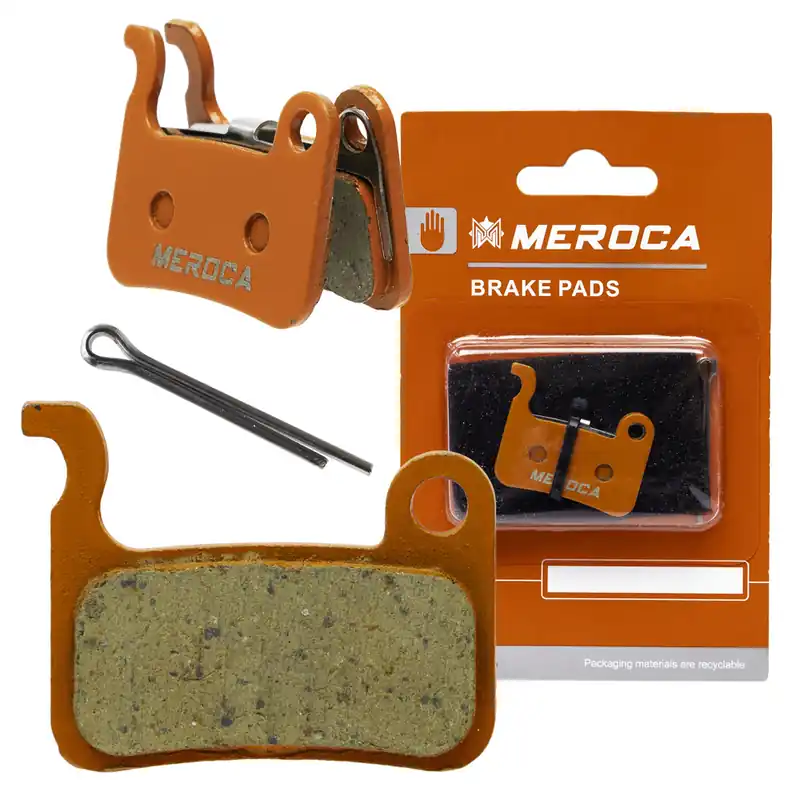 Wysoka jakość Klocki hamulcowe Meroca, półmetaliczne do Shimano DEORE, DEORE XT, SLX, XTR (Zamiennik M06)