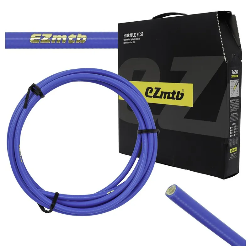 Przewód hamulca hydr. EZMTB 2 m niebieski 4-warstwy zamiennik SM-BH90 Bezpieczna płatność