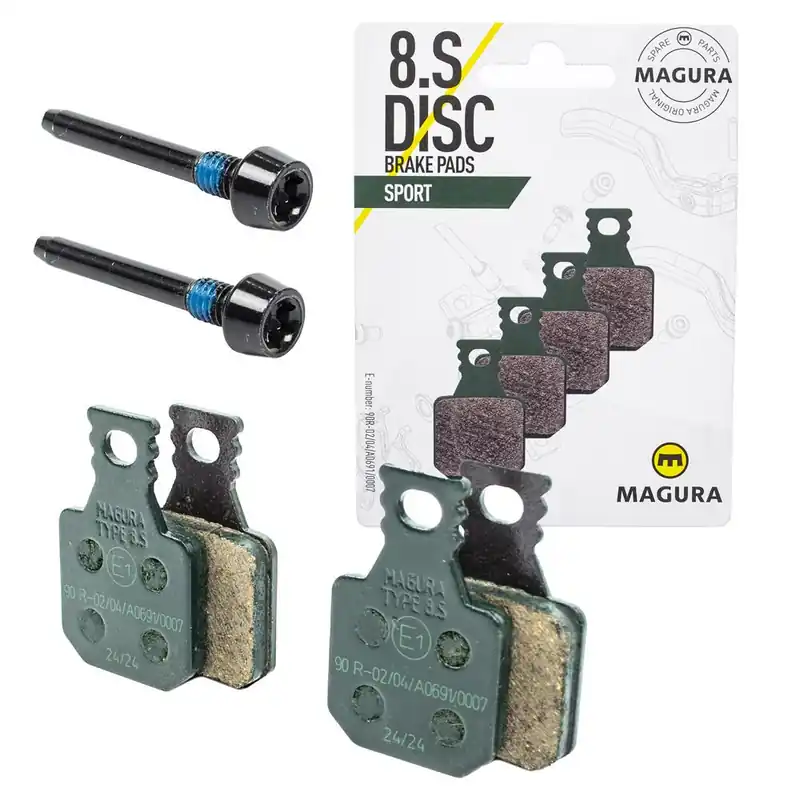 Klocki organiczne do hamulców tarczowych Magura 8.S MT5, MT7, MT Trail (dzielone) Autentyczny