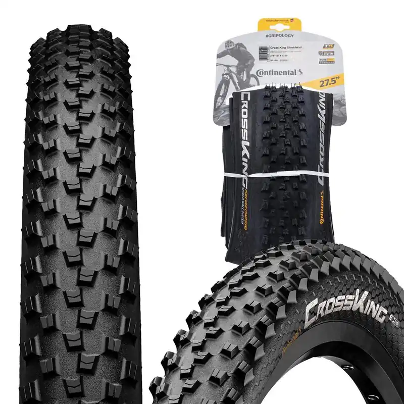 Opona Continental Cross King ShieldWall 27,5" x 2,20" (55-584), czarna, zwijana, TLR Bezpieczna płatność