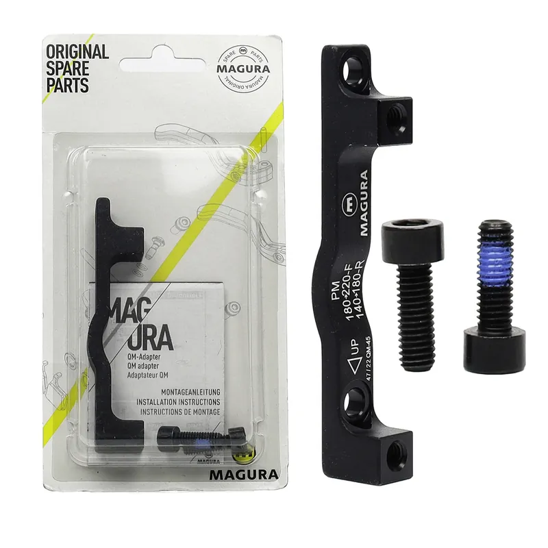 Adapter Magura QM45, hamulca tarczowego, przód 180 mm > 220 mm, tył 140 mm > 180 mm, Post Mount Kup teraz