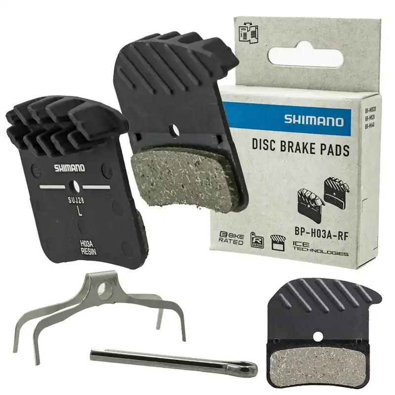 Zamów teraz Okładziny / klocki hamulcowe Shimano H03A-RF żywiczne, z radiatorem, Deore XT