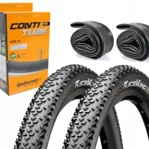 Popularny 2× Opona Continental Race King 29 " 2 "+ 2× Dętka Continental 28, 29 x 2,5 "