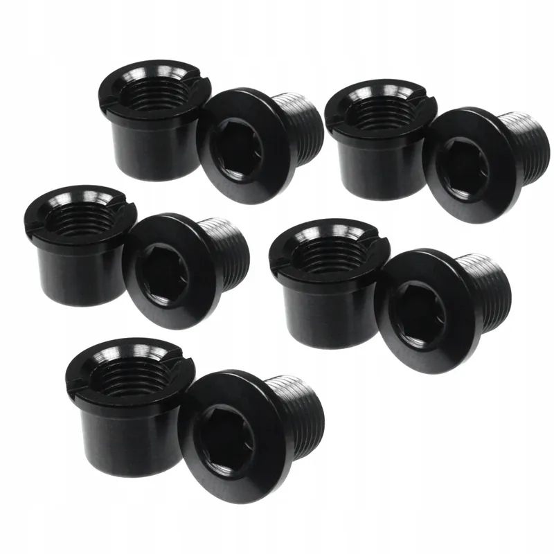 5 x Śruba do tarczy mechanizmu korbowego TL-405A M8 x 8,5 mm aluminium czarna Oferta limitowana