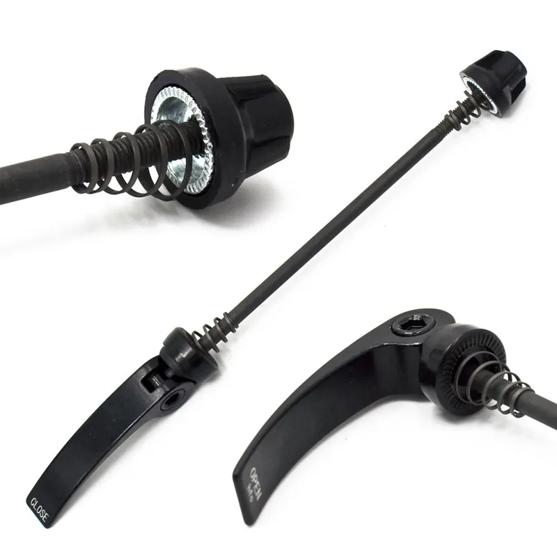 Najlepsza cena Szybkozamykacz, zacisk QR do piasty przedniej SZ-003, M5x129 mm, czarny