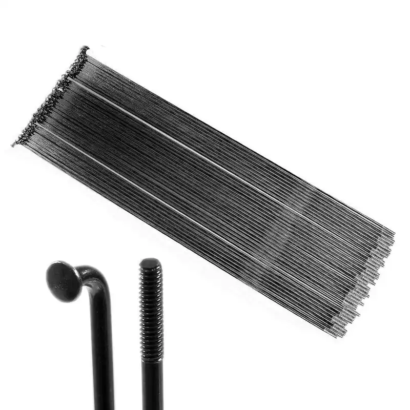 Zestaw 36 szt. - Szprychy stalowe ocynkowane czarne Premium