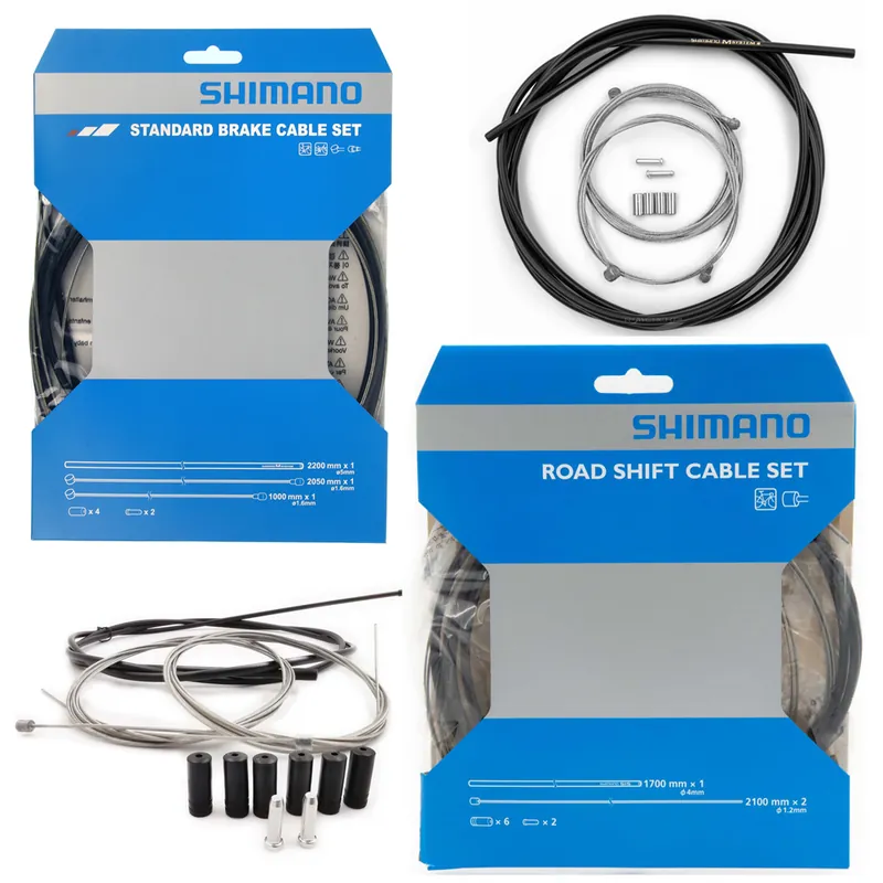 Zwrot pieniędzy Zestaw linek nierdzewnych i pancerzy do hamulców i przerzutek przód + tył