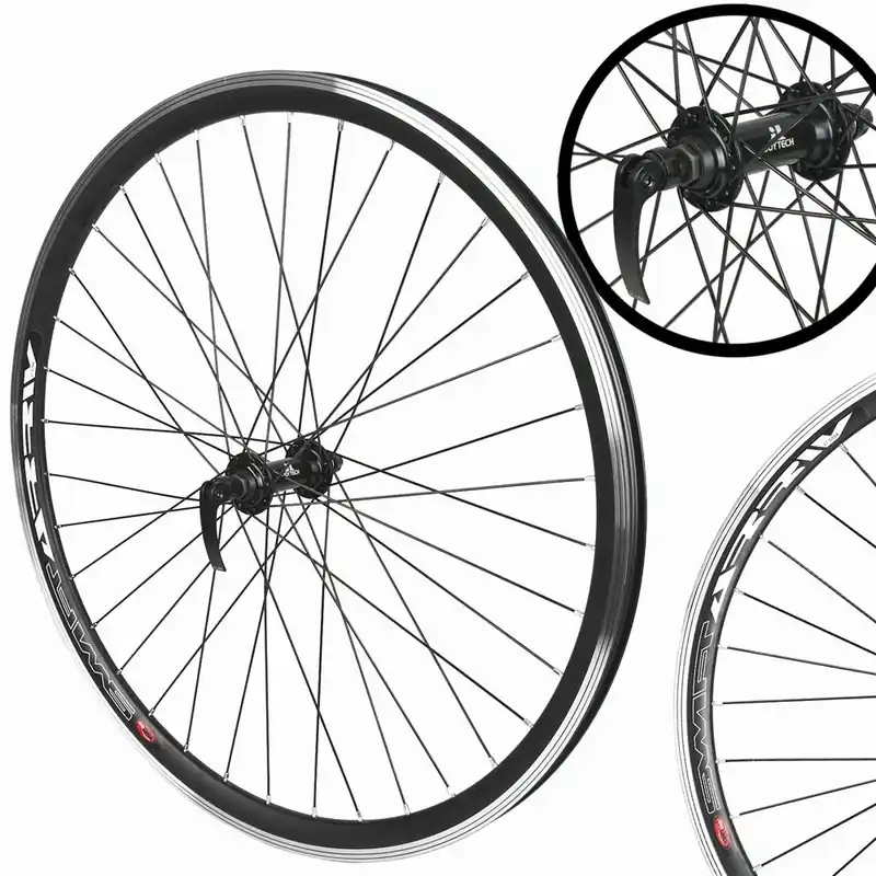 Koło przednie MTB 27,5", Alu JY-751DSE CZ, czarne, v-brake Darmowa dostawa