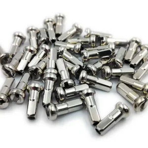 Nyple Pillar PB14 mosiężne 12 mm srebrne (38 szt.) Szybka dostawa