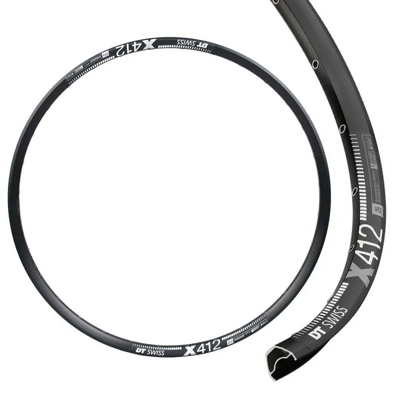 Wyprzedaż Obręcz DT Swiss X 412 27,5", 584x22,5, 32 otw, hamulec tarczowy, kapslowana, czarna