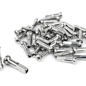 Oferta limitowana Nyple Sapim Polyax 14 mm, mosiężne, srebrne - opakowanie 38 szt.