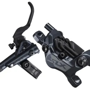 Wysoka jakość Zestaw hamulca tarczowego tył Shimano M7120, 4 tłoki, 1700mm, okł met rad (BR-M7100-R, BL-M7120)