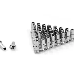 Nyple stalowe CN Spoke SN12, 14G - 2,0 mm; długość 12 mm, srebrne, 38 sztuk Rabat