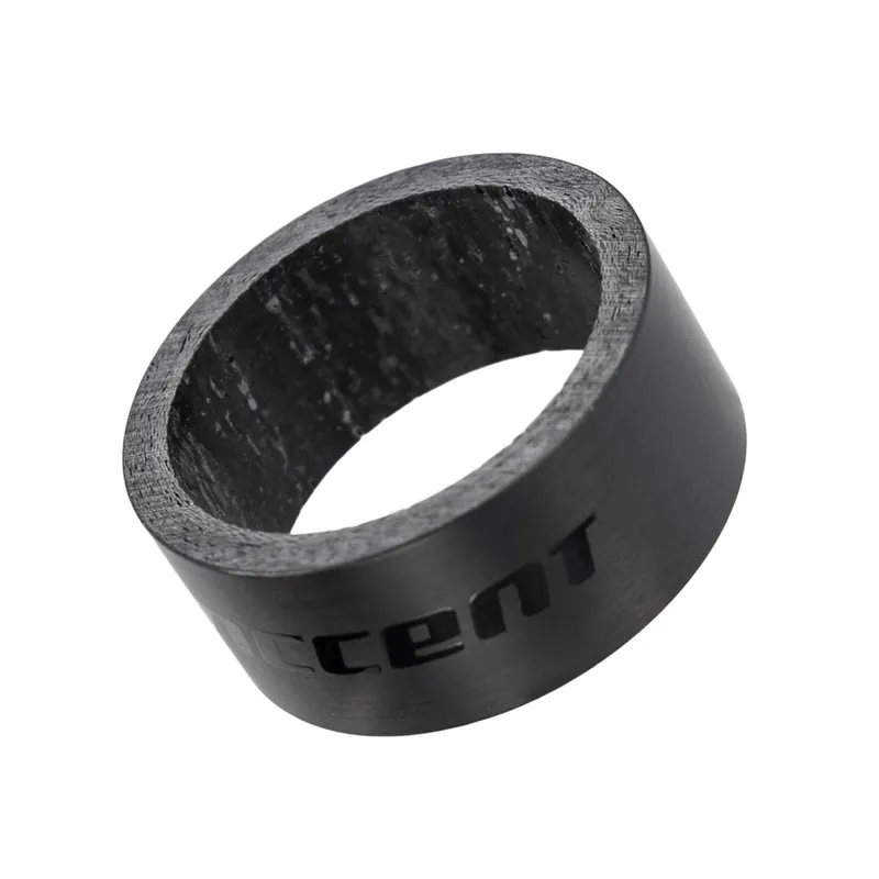 Tani Podkładka dystansowa sterów karbonowa 1-1/8", 15mm czarna