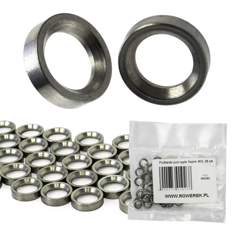 Darmowa dostawa Podkładki pod nyple Sapim MG, nierdzewne, 38 szt.