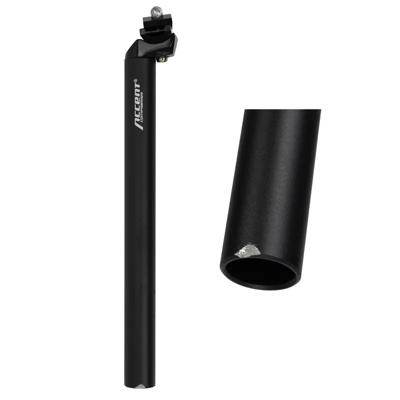 Oferta OUTLET Wspornik siodła Accent SP-252 31,2 mm, czarny piaskowany