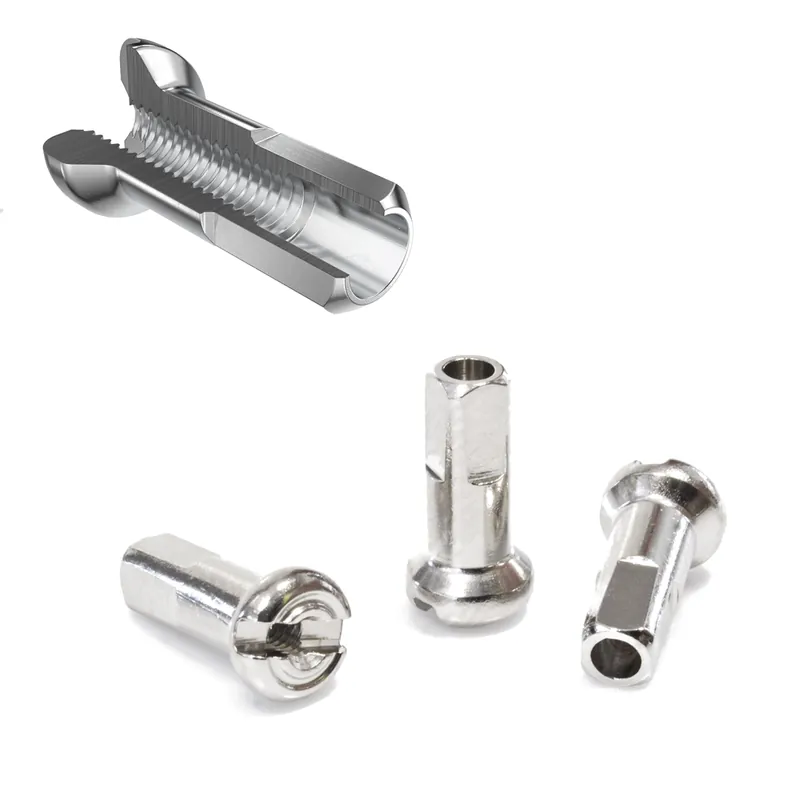 Darmowa dostawa Nyple DT Swiss Standard 1,8x12mm, mosiężne, srebrne - opakowanie 100 szt.