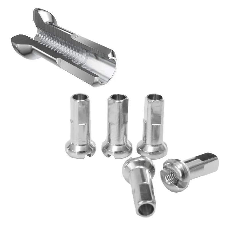 Darmowa dostawa Nyple DT Swiss Standard 2,34x12mm, mosiężne, srebrne - opakowanie 100 szt.