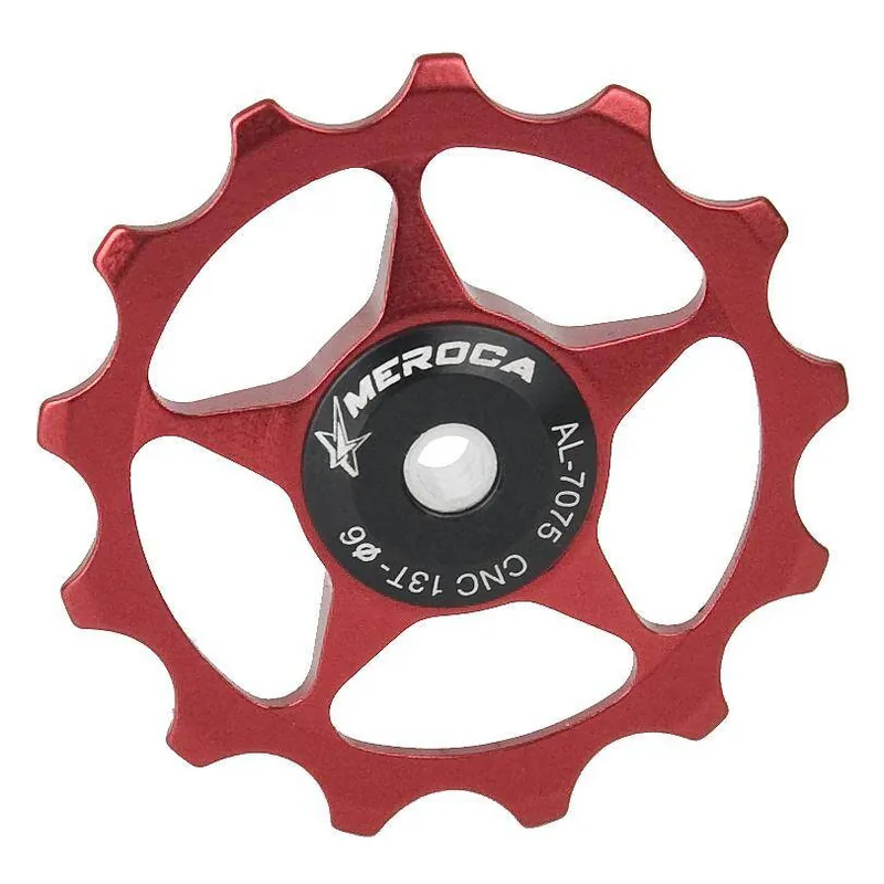 Bezpieczna płatność Kółko przerzutki 13T aluminiowe czerwone