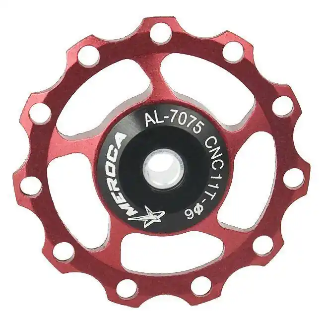 Wysoka jakość Kółko przerzutki 11T aluminiowe czerwone
