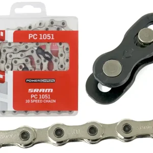 Tani Łańcuch Sram PC 1051, 10-rzędowy, 114 ogniw, spinka PowerLock