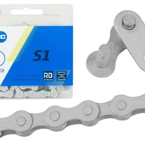 Oferta Łańcuch KMC S1 Wide RB 1/2 x 1/8, 112 ogniw, 8.6mm, srebrny, 1-rzędowy