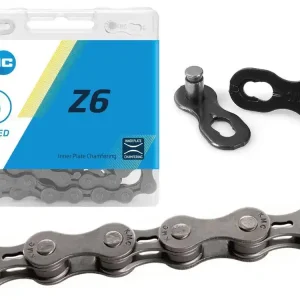 Łańcuch KMC Z6 szary 5,6 rz, 114 ogniw, 7,3 mm Rabat