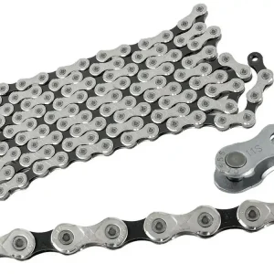 Łańcuch KMC X11 srebrno-czarny, 11-rzędowy - bez opakowania Oryginalny