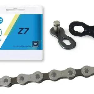 Łańcuch KMC Z7, 6/7 rzędowy, 114 ogniw, 1/2" x 3/32", brązowy/szary Wysoka jakość