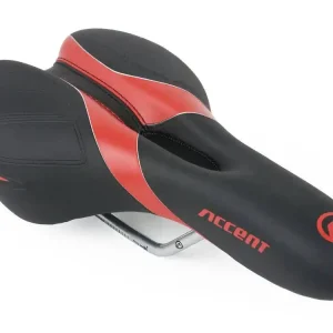 Niska cena Siodełko Accent Derry męskie czarno-czerwone
