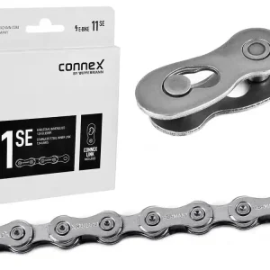 Zwrot pieniędzy Łańcuch Connex 11sE, 11 rz, stal, 124 ogniwa, do E-bików