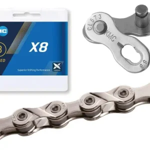 Łańcuch KMC X8 srebrny 6/7/8 rzędowy (X8.99) Kup teraz