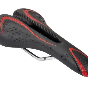 Siodełko Accent Veno męskie, czarno-czerwone Zamów teraz