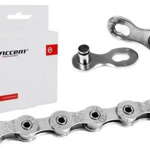 Łańcuch Accent AC-992 PRO 9-rzędowy srebrny drążone piny Oryginalny