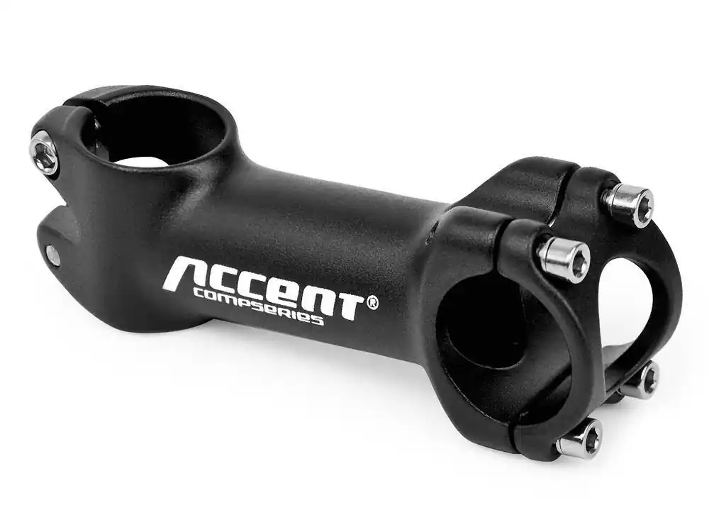 Wyprzedaż Wspornik kierownicy Plain 1-1/8" / 90mm / 10° / 31.8mm, czarny piaskowany