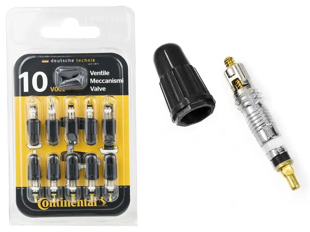 Szybka dostawa Wkład do wentyla Presta 10 szt. z plastikowym kapturkiem + kluczyk