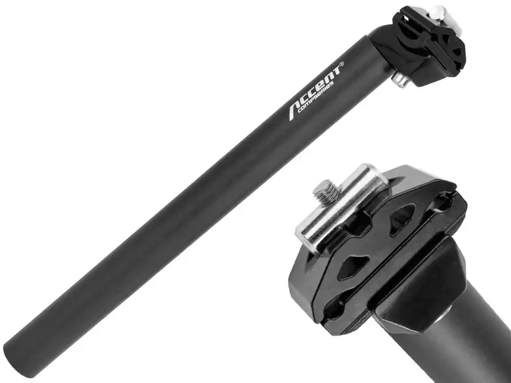 Zamów teraz Wspornik siodła Accent SP-252 27,0 mm, czarny piaskowany