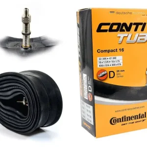 Wysoka jakość Dętka Continental Compact 16'' x 1 3/8" - 1.75'' wentyl dunlop 26 mm