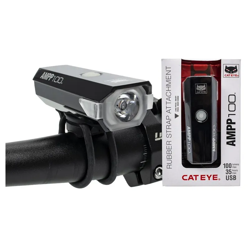 Lampka przednia Cateye AMPP 100 HL-EL041RC, USB, 100 lm Szybka dostawa