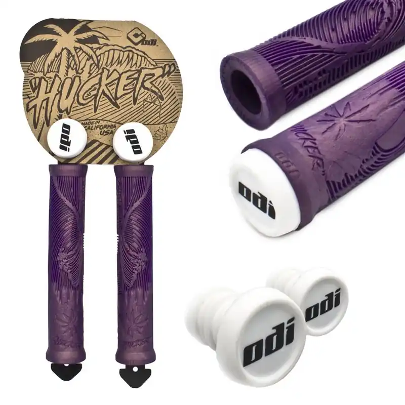 Chwyty BMX ODI Hucker liliowy, 160 mm Darmowa dostawa