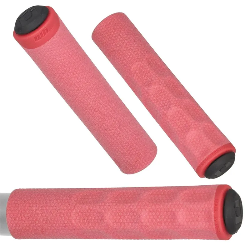 Chwyty kierownicy ODI F-1 Series Vapor Grip, czerwone, czarne korki Zwrot pieniędzy