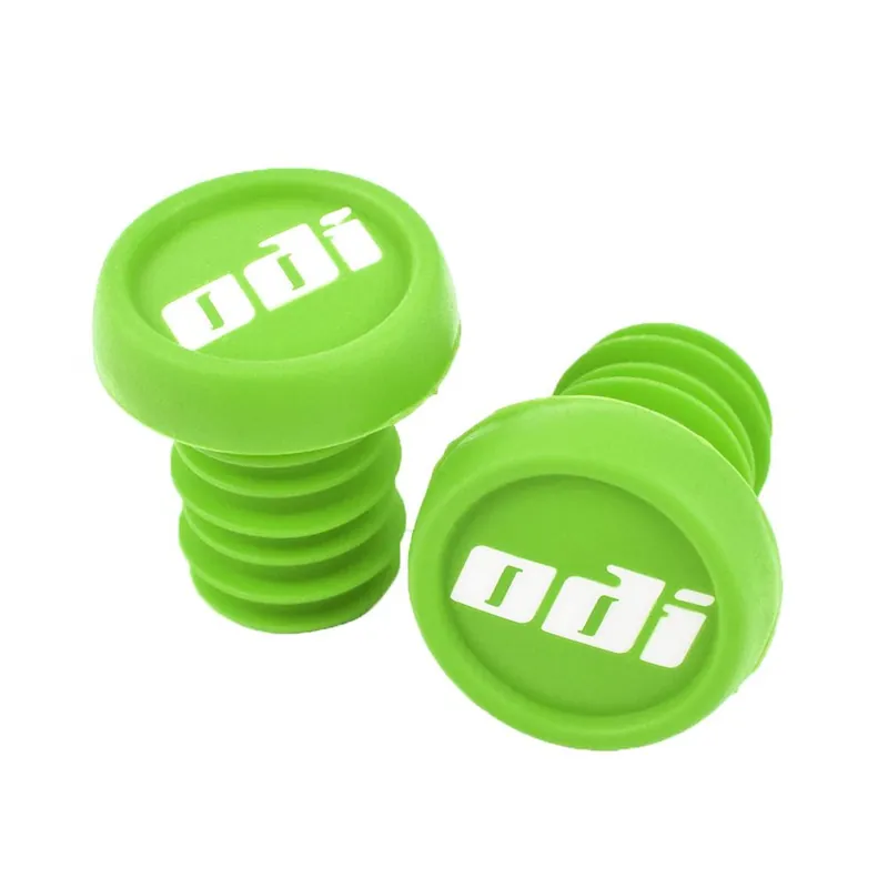 Zatyczki, korki kierownicy ODI BMX Bar End Plug, zielone limonkowe - bez opakowania Popularny
